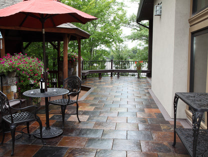 DekTek Concrete Deck Tile Sample | 16" x 16" x 1" Outdoor Deck Flooring Tile