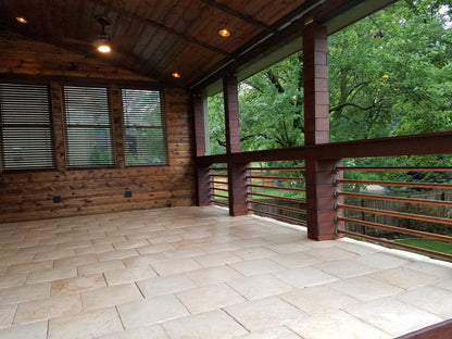 DekTek Concrete Deck Tile Sample | 16" x 16" x 1" Outdoor Deck Flooring Tile
