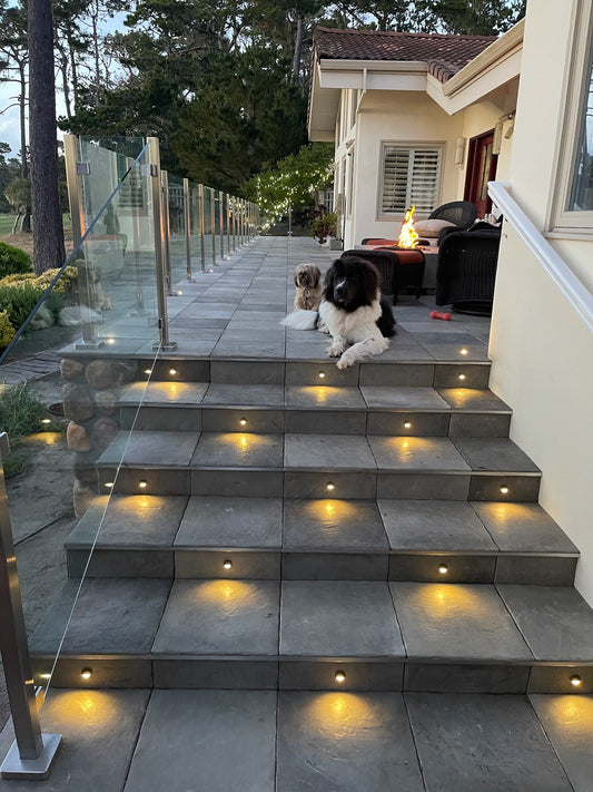 DekTek Concrete Deck Tile Sample | 16" x 16" x 1" Outdoor Deck Flooring Tile