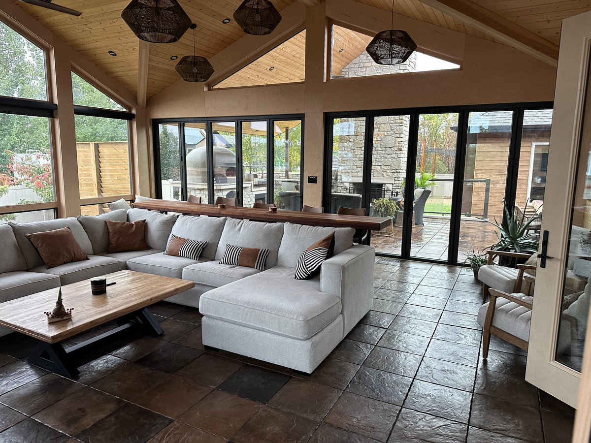DekTek Concrete Deck Tile Sample | 16" x 16" x 1" Outdoor Deck Flooring Tile