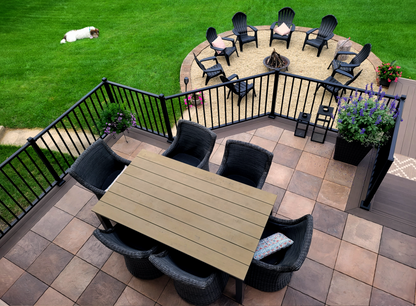 DekTek Concrete Deck Tile Sample | 16" x 16" x 1" Outdoor Deck Flooring Tile
